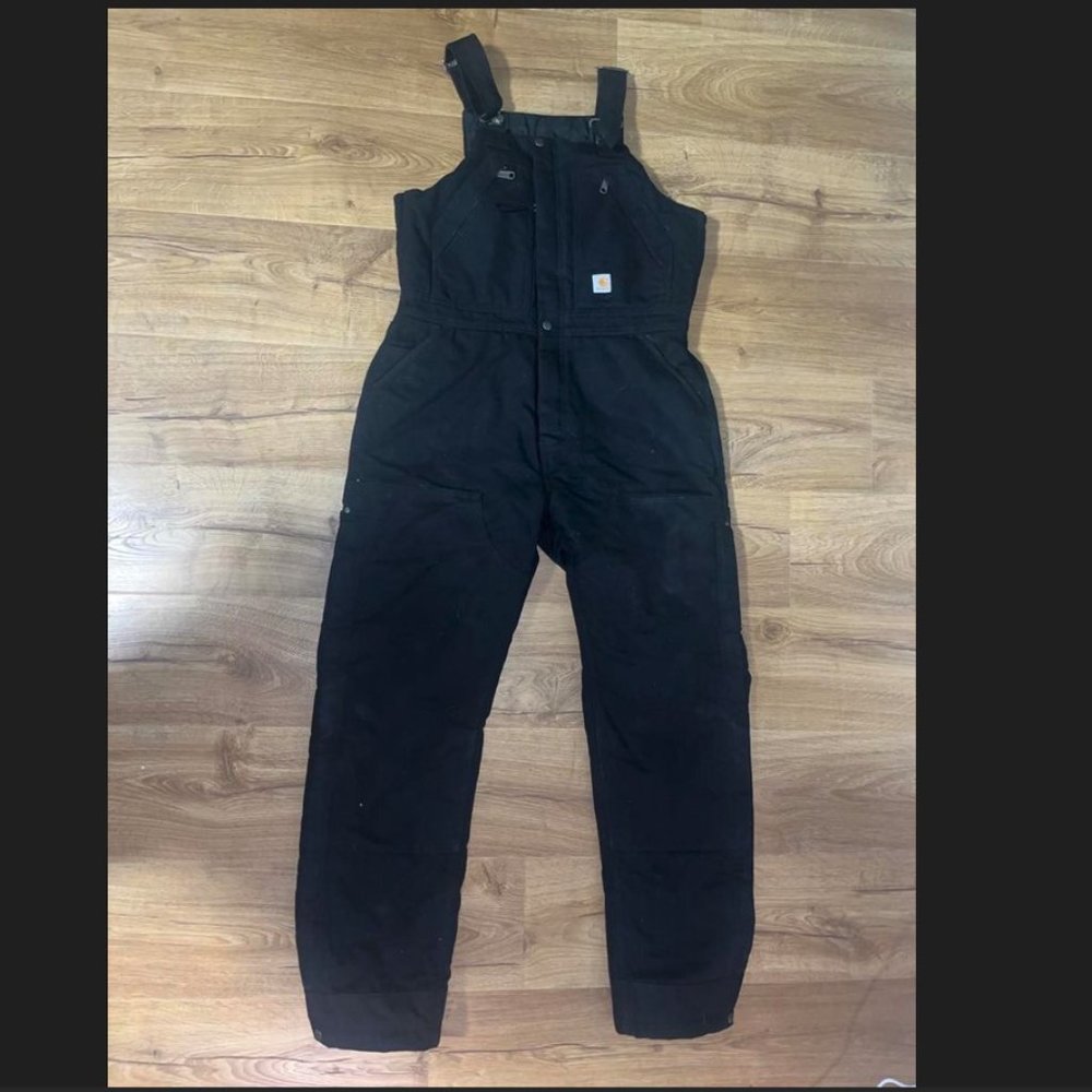 Women's Loose Fit Washed Duck Insulated Biberall - 3 Warmest Rating